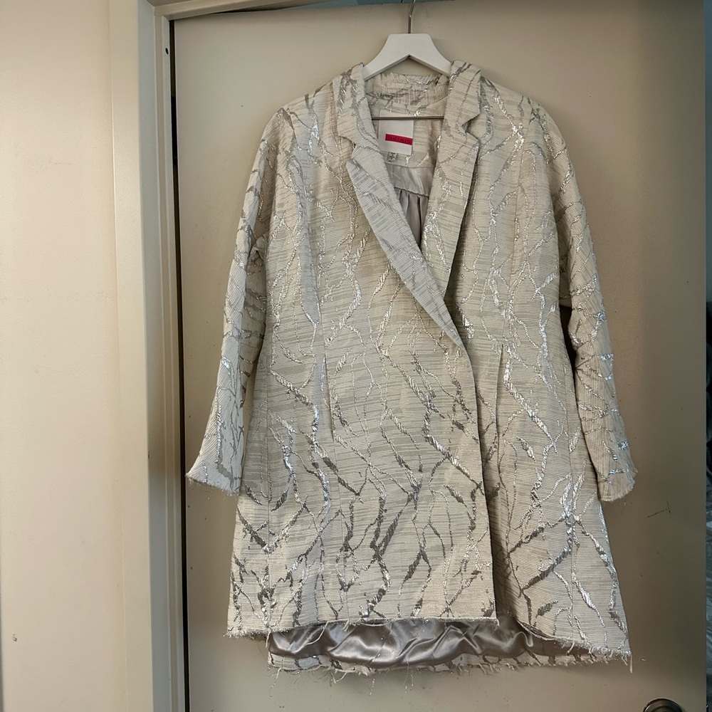 Tracy Reese Metallic Jacket